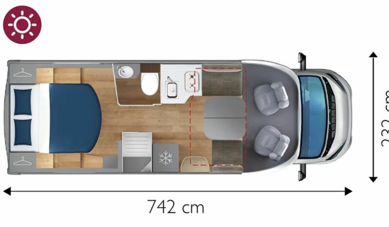 
								GIOTTILINE TOSCAN 74 NF LETTO NAUTICO full									