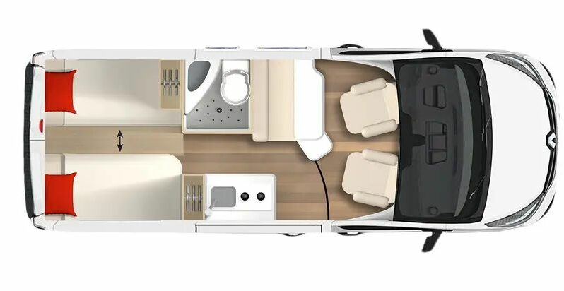 
								BURSTNER DELFIN C 621 LIMITED PROMO KM0 LETTI GEMELLI full									